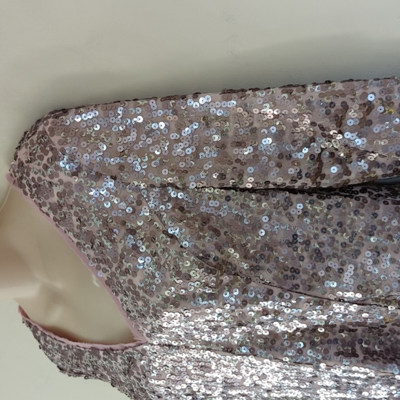 Eliza J. Sequin Mesh Fit & Flare Dress - Picture 7 of 16